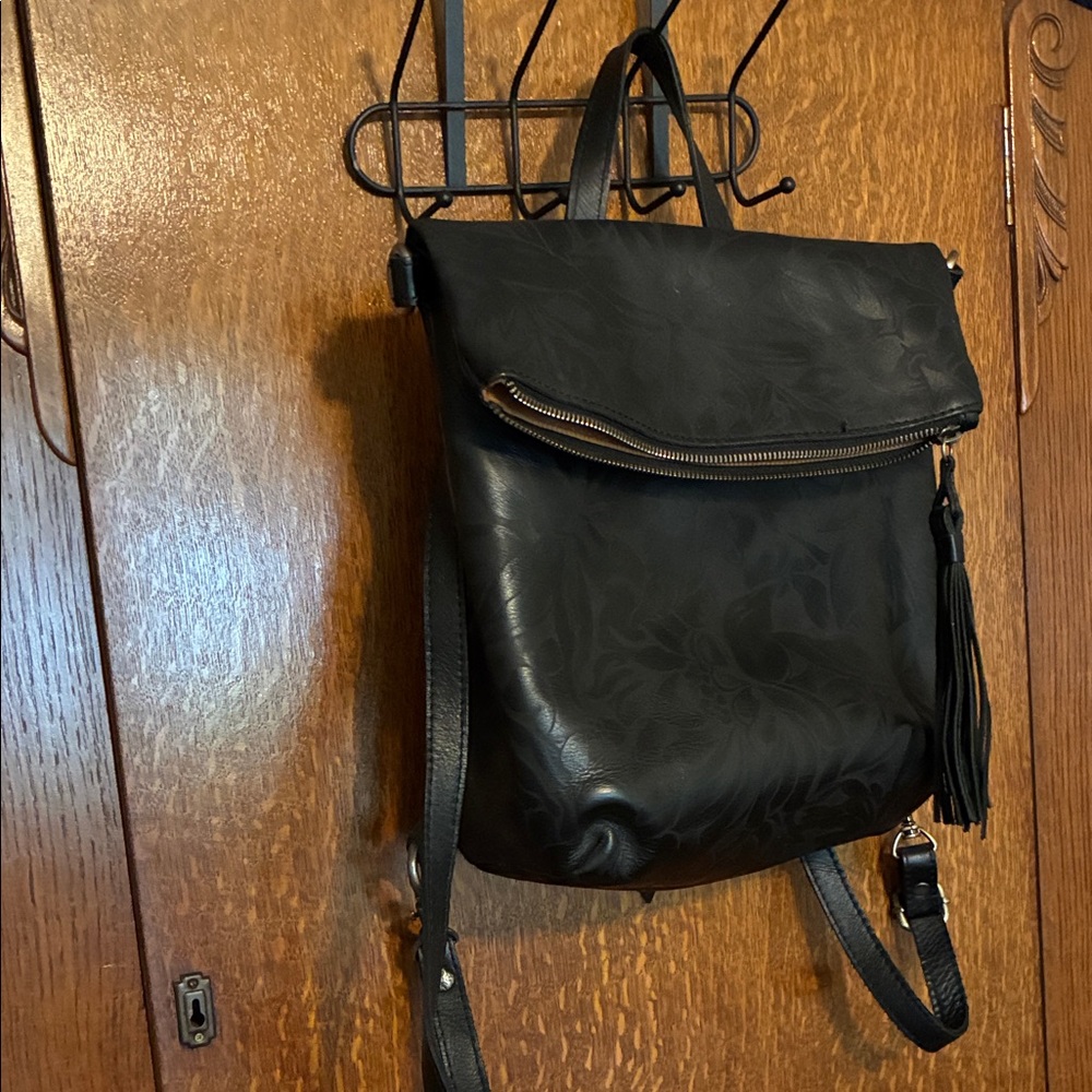 Patricia Nash Luzille Leather Backpack.
